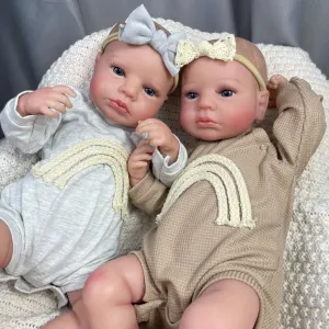 20-Inch Finished Reborn Baby Doll Twins - Isabella and Sophia