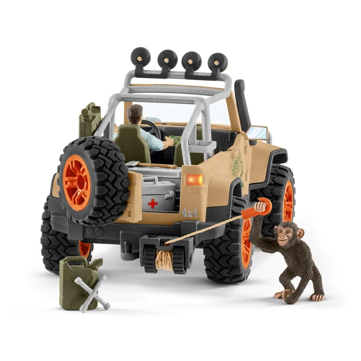 4x4 vehicle with winch