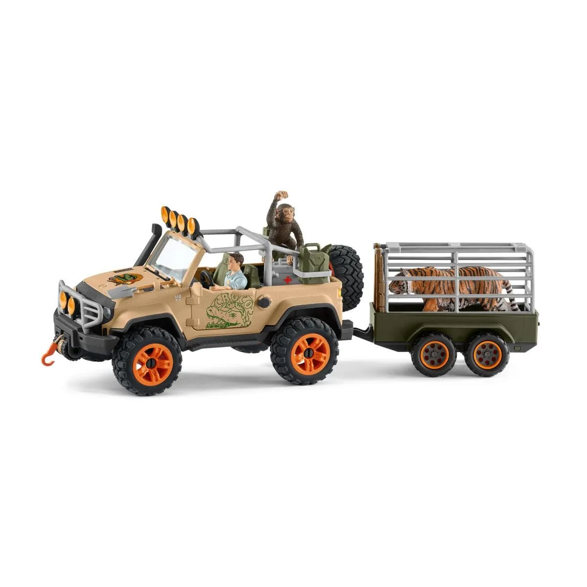 4x4 vehicle with winch