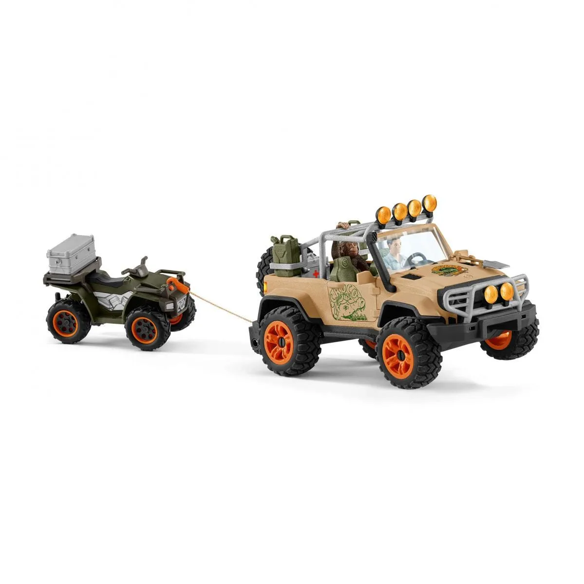 4x4 vehicle with winch
