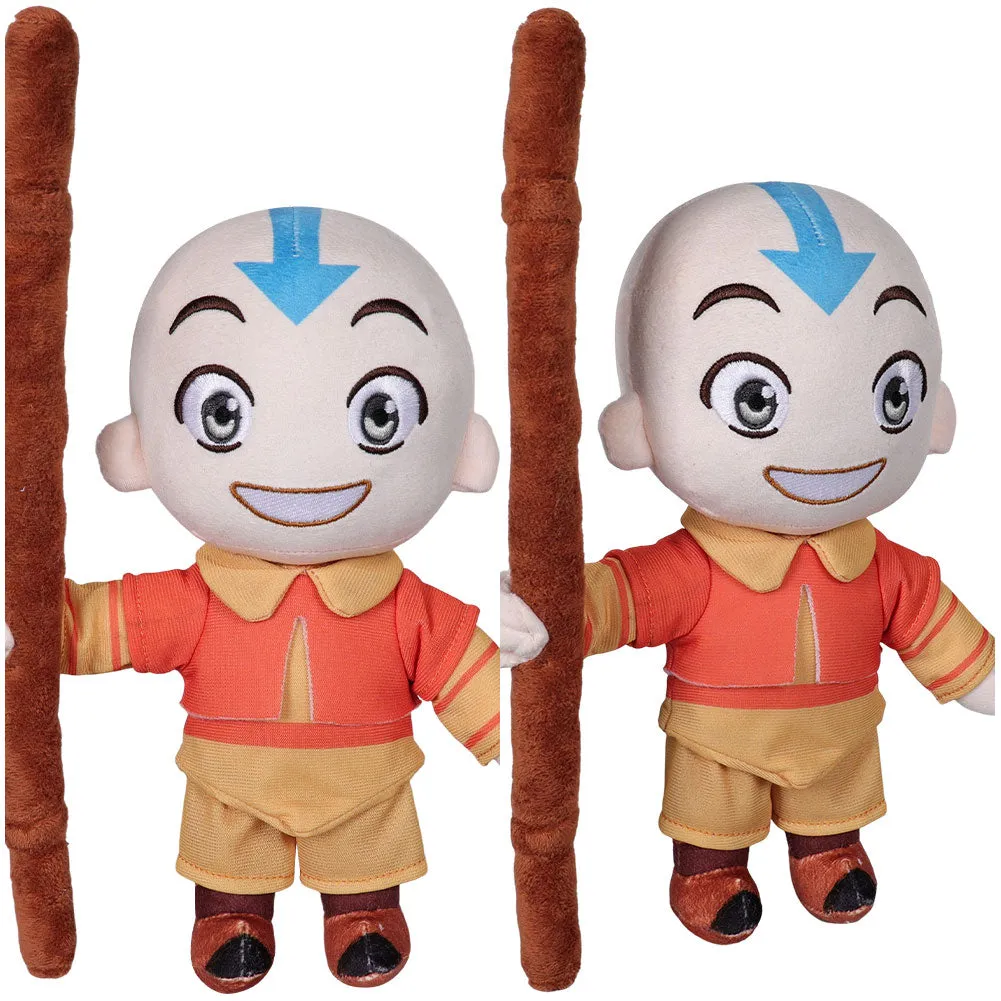 Aang Cosplay Plush Toys Cartoon Soft Stuffed Dolls Mascot Birthday Xmas Gift