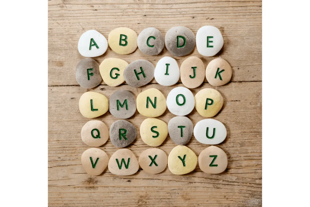 Alphabet Pebbles