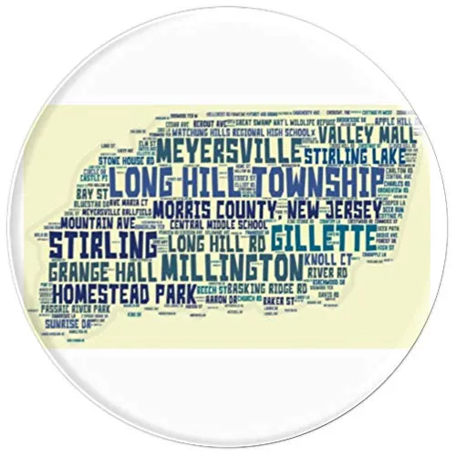 Amazon.com: Long Hill Township, Morris County, State of New Jersey - PopSockets Grip and Stand for Phones and Tablets: Cell Phones & Accessories