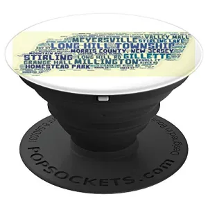 Amazon.com: Long Hill Township, Morris County, State of New Jersey - PopSockets Grip and Stand for Phones and Tablets: Cell Phones & Accessories