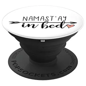 Amazon.com: Namast'ay in Bed - PopSockets Grip and Stand for Phones and Tablets: Cell Phones & Accessories