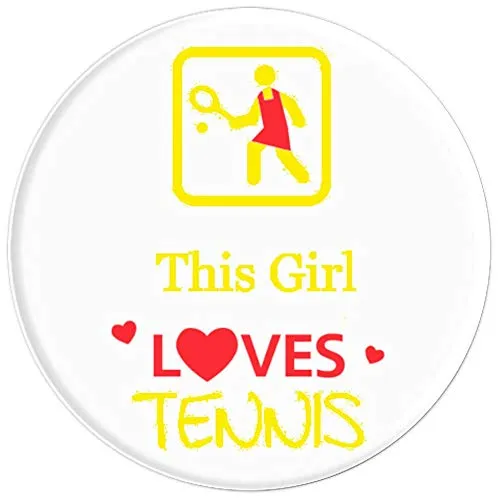 Amazon.com: This Girl Loves Tennis! - PopSockets Grip and Stand for Phones and Tablets: Cell Phones & Accessories