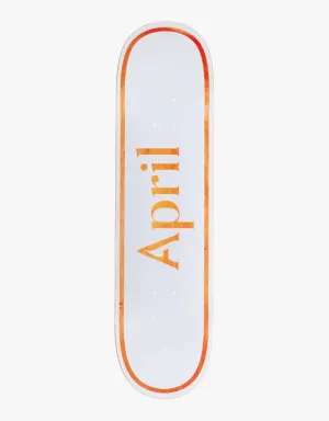 April OG Logo Skateboard Deck - 8.25"