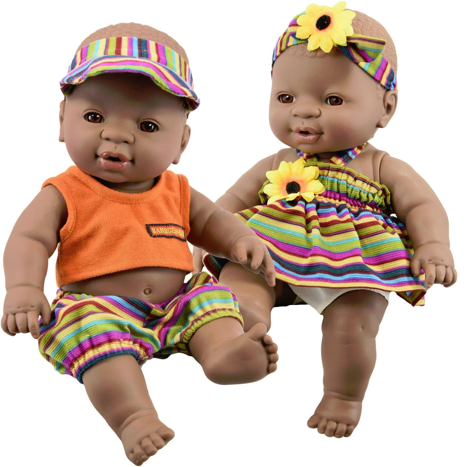 BiBI Black Twin Dolls (30 cm / 12")
