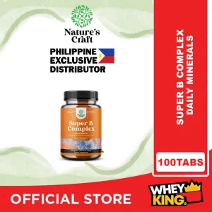 BUY1 GET1 = Natures Craft Super B Complex - 100 Tablets EXP 03/31/2025