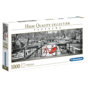 Clementoni Amsterdam Bicycle Panorama 1000 Piece Jigsaw Puzzle