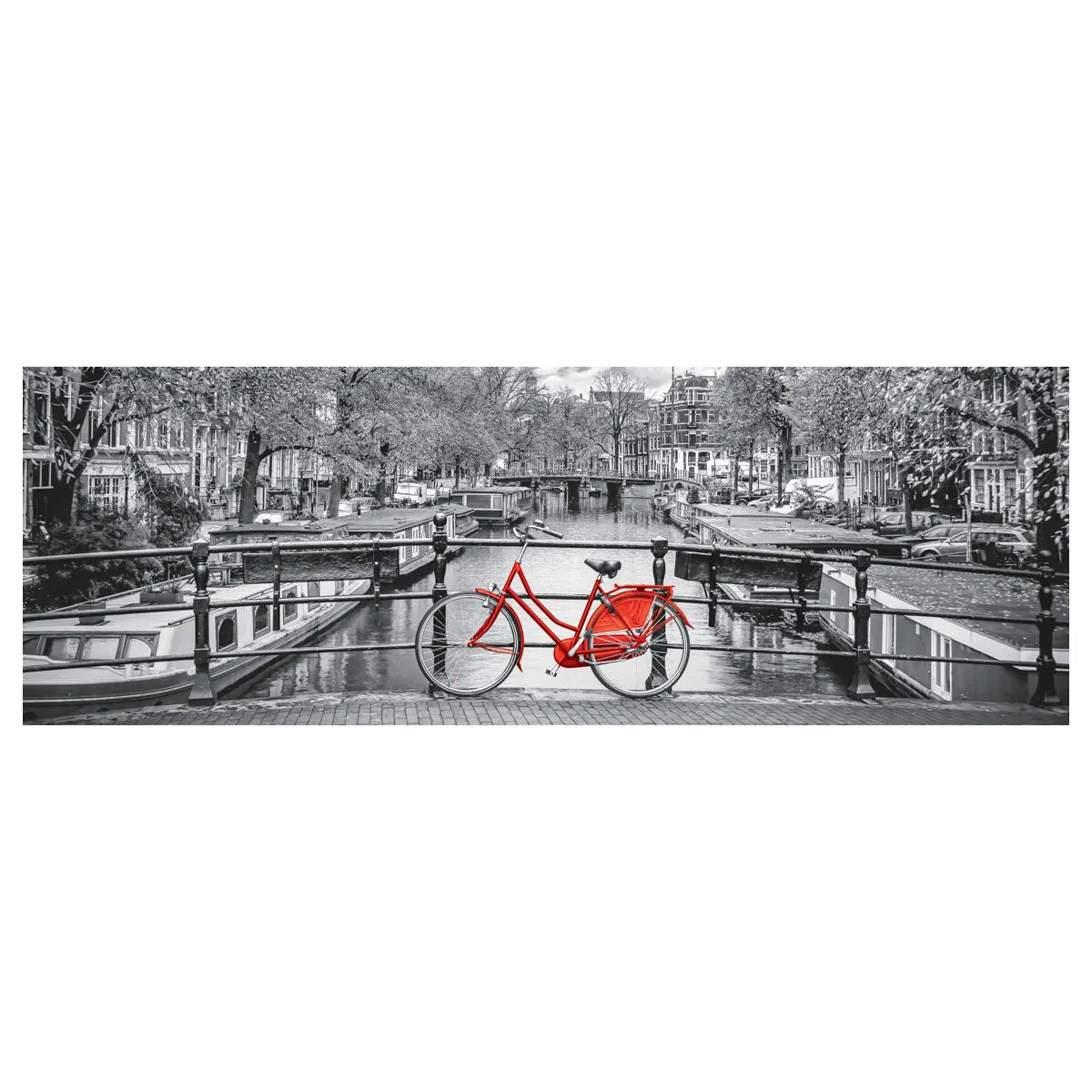Clementoni Amsterdam Bicycle Panorama 1000 Piece Jigsaw Puzzle