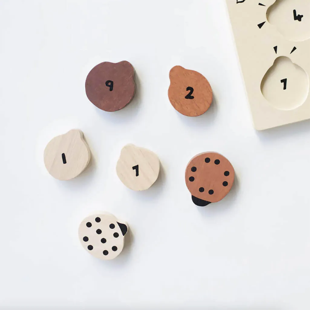 Count to Ten Wooden Tray Puzzle | Ladybugs