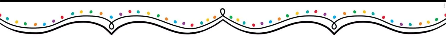 Creative Teaching Color- Dotted Swirl Border (CTP10484)