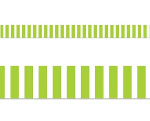 Creative Teaching Lime Green Bold Stripes Border EZ Border (CTP 10497)
