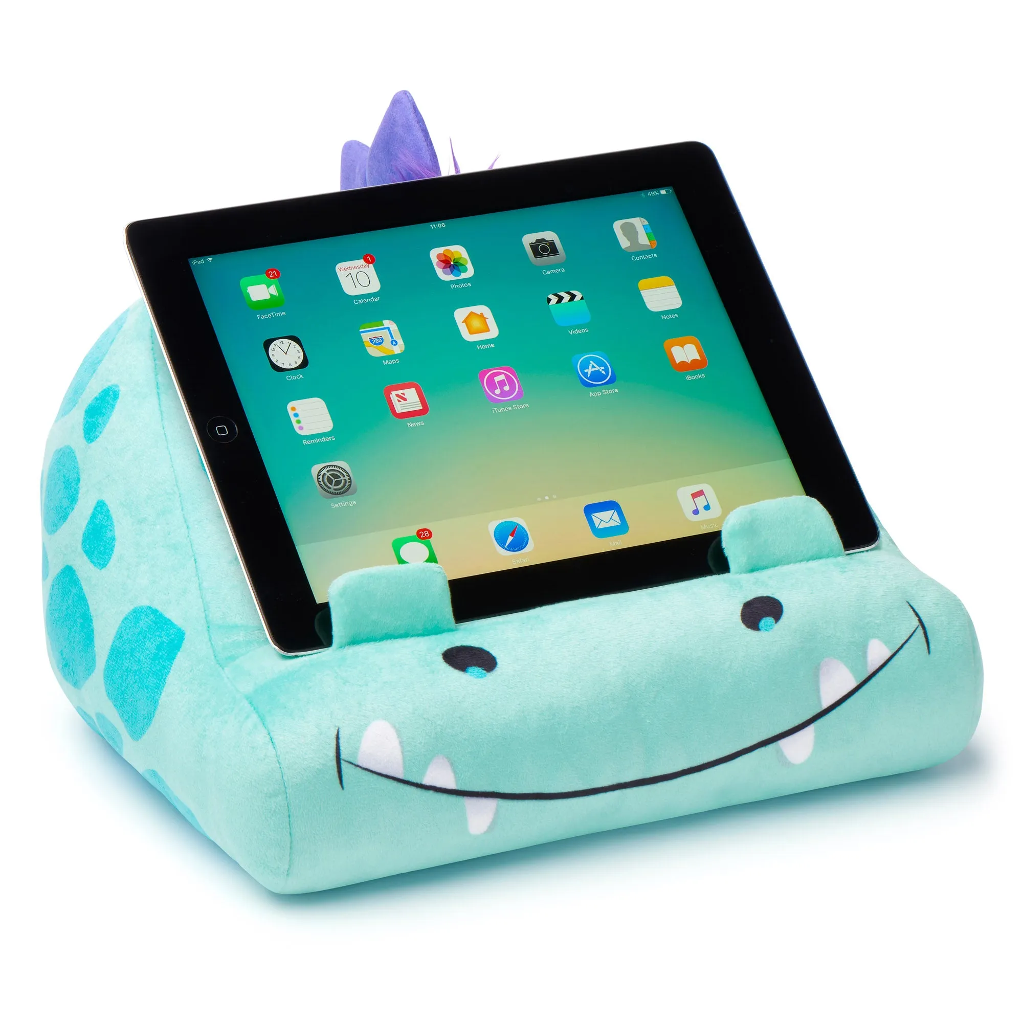 Cuddly Reader iPad, Tablet Stand and Book Holder (Dinosaur)