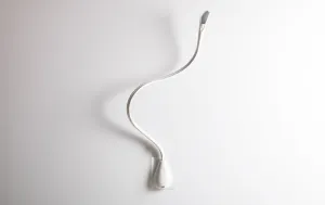 Cudham Leather Wall Light In White - ID 8480