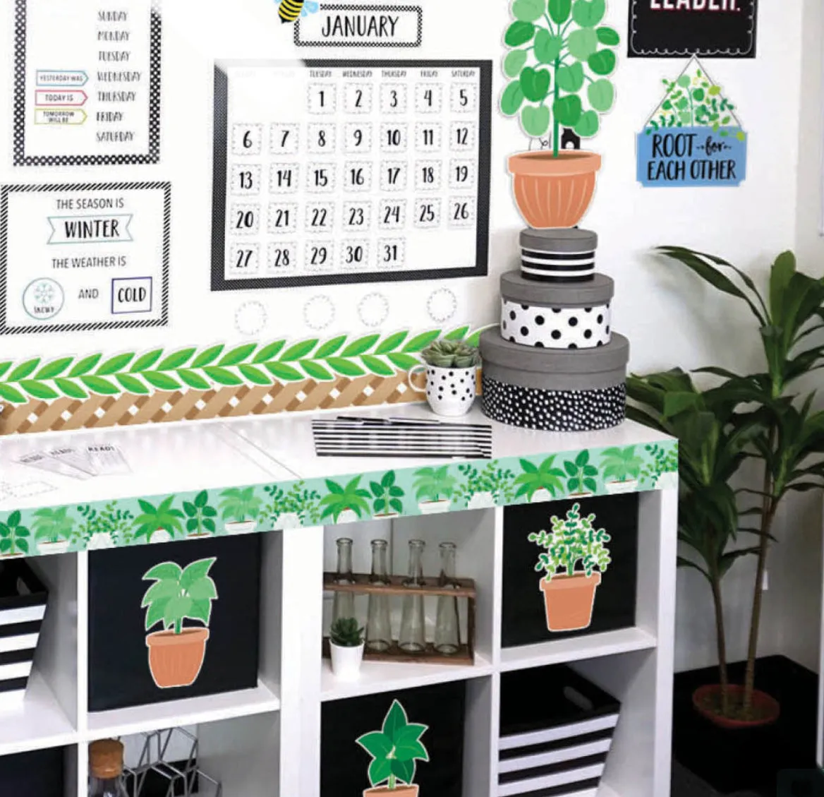 Cutouts: Potted Plants Accents 6”