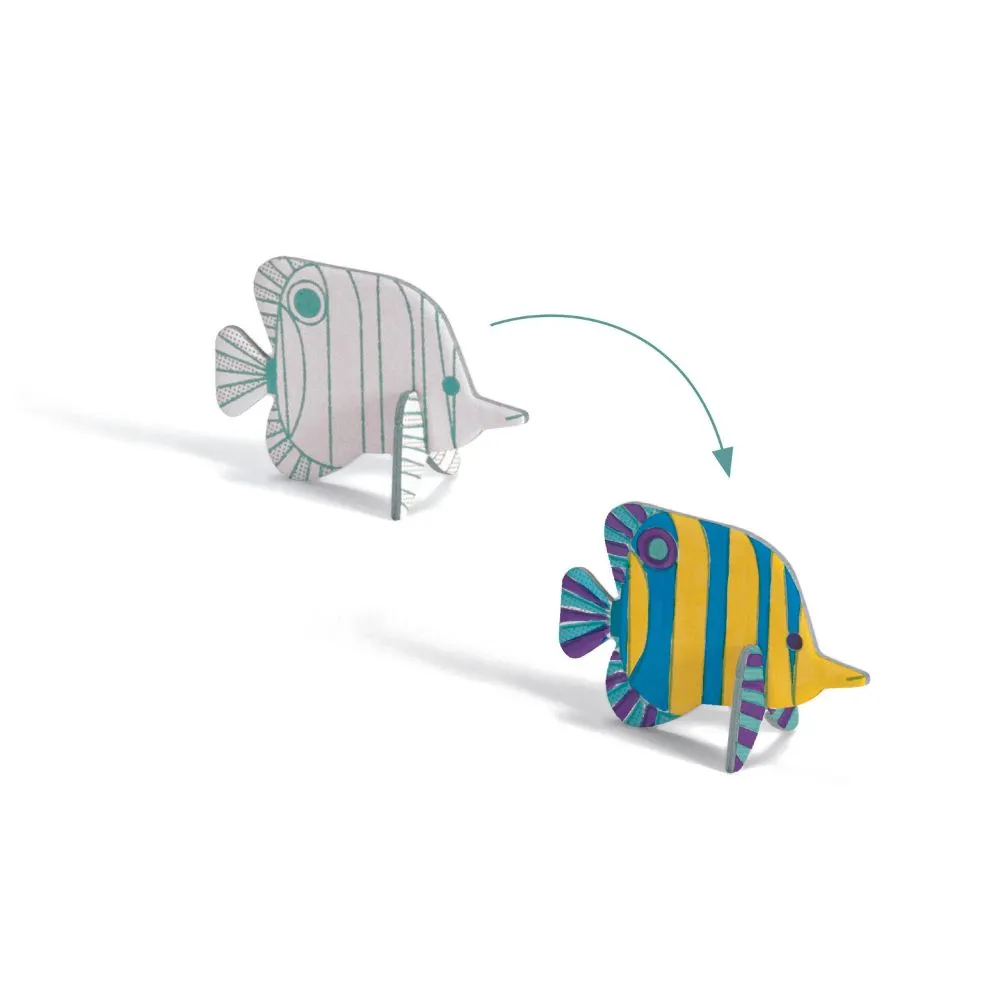 Djeco Colour, Assemble, Play - Sea Life