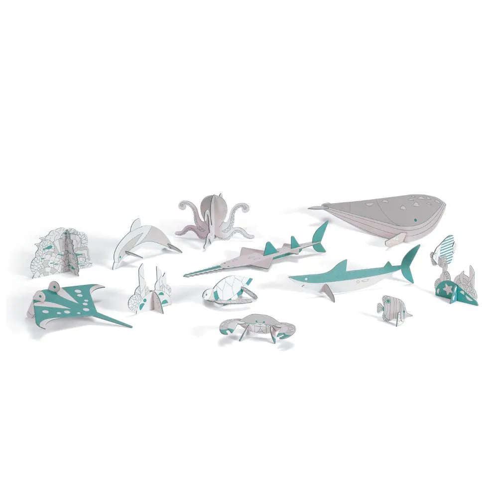 Djeco Colour, Assemble, Play - Sea Life