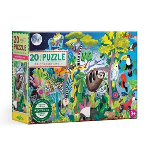 eeBoo Rainforest Life 20 Piece Puzzle