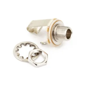 Fender 1/4" 2-Conductor Guitar Output Jack with Mounting Hardware