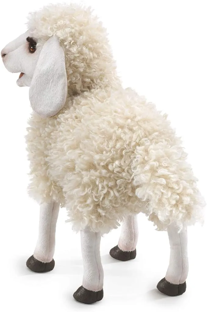 Folkmanis Wooly Sheep Hand Puppet