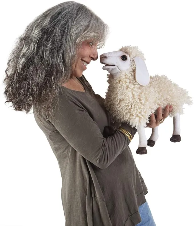 Folkmanis Wooly Sheep Hand Puppet