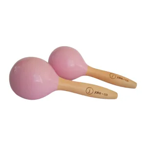 Jake   Co Maracas - Set of Two - Pink