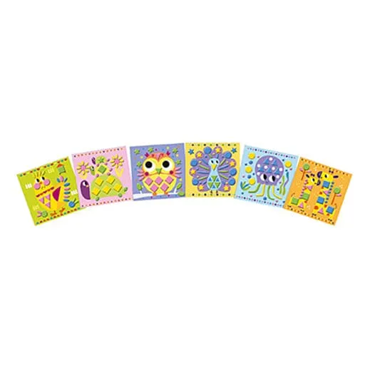 Janod Foam Modelling Paste Little Animals - Multicolour
