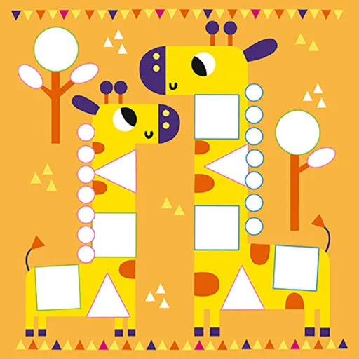 Janod Foam Modelling Paste Little Animals - Multicolour
