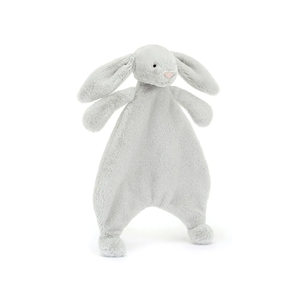 Jellycat Cuddle Bashful Silver Bunny Cuddle Cloth