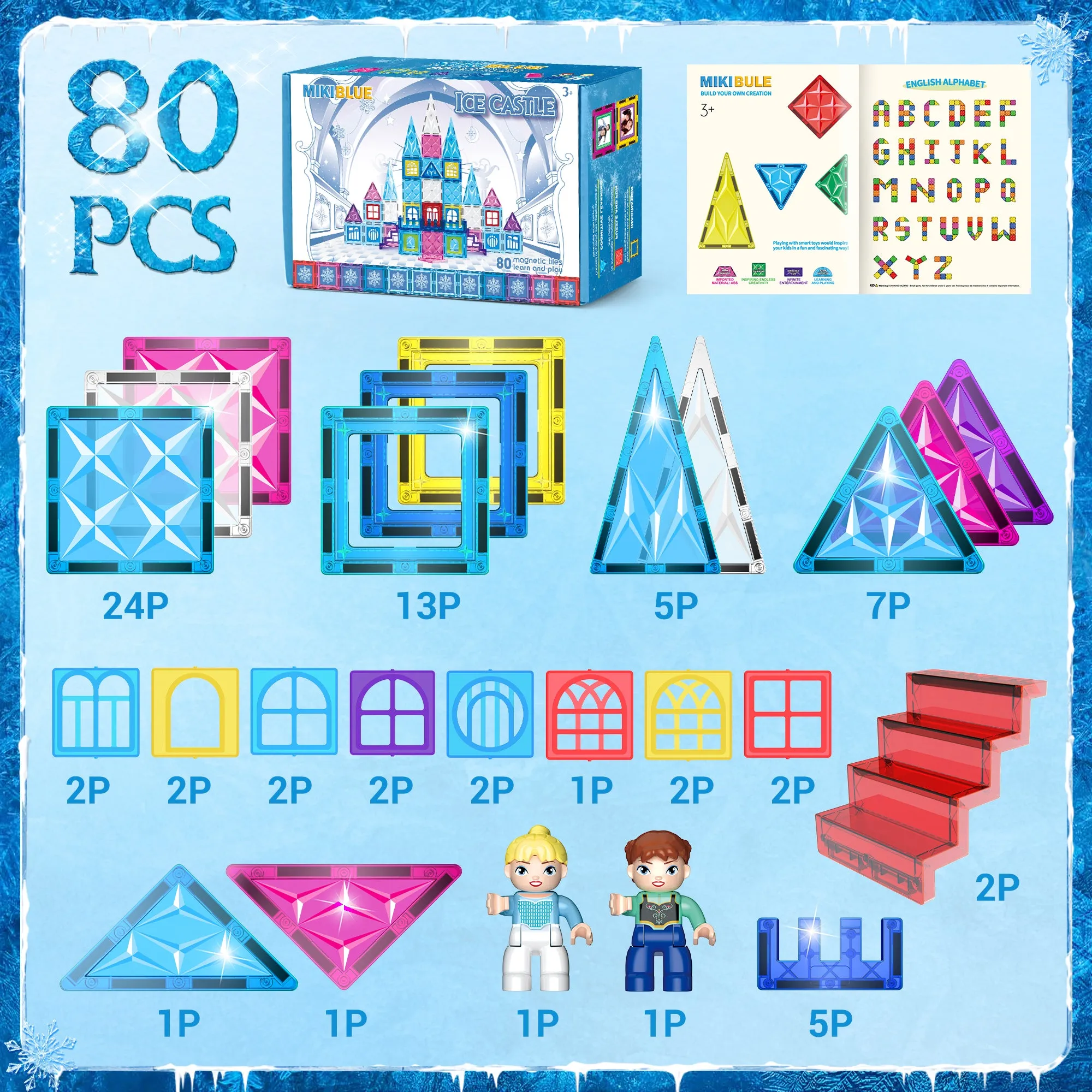 Magnetic sheet (80pcs)