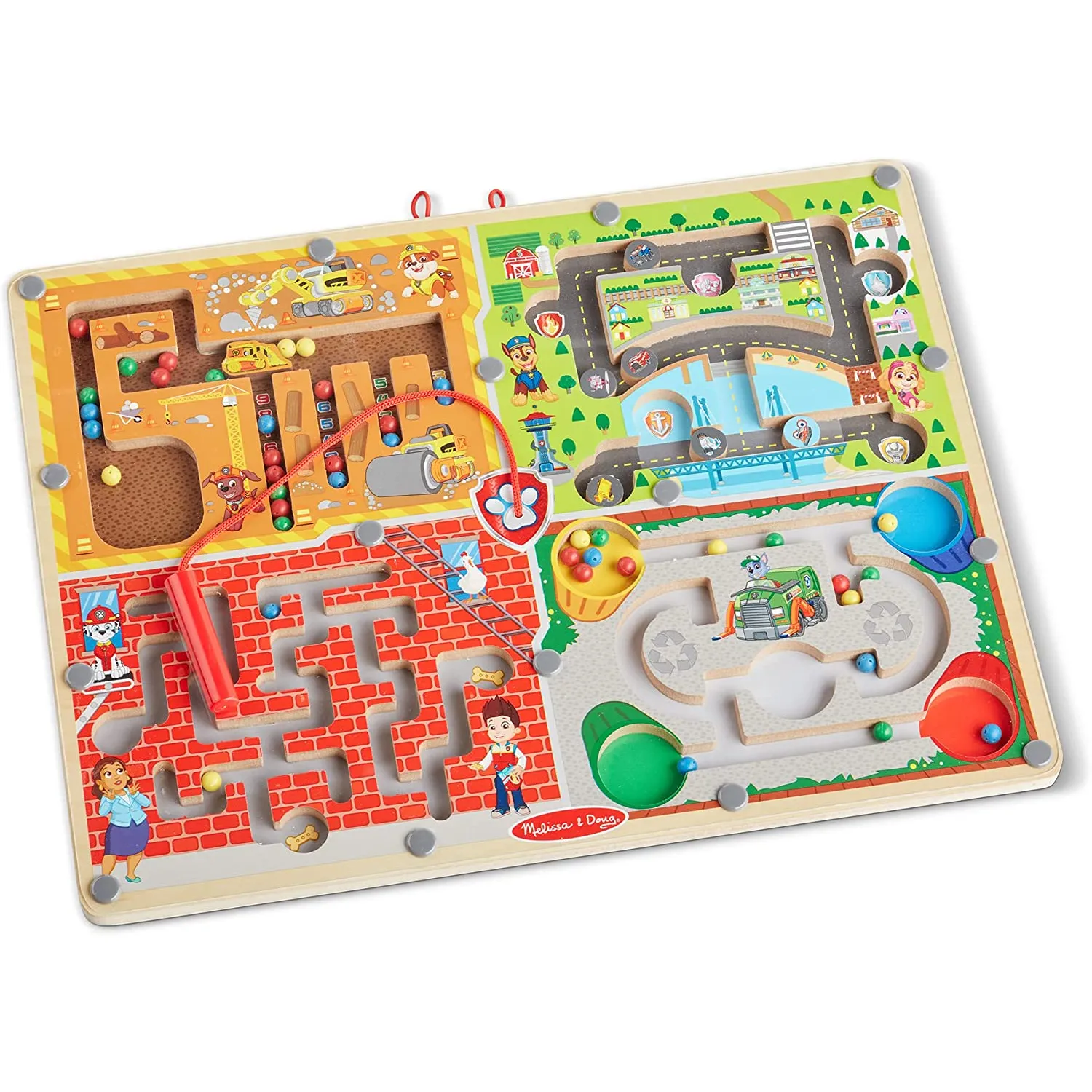 Melissa & Doug - 33324 | Paw Patrol: Magnetic 4-in-1 Maze