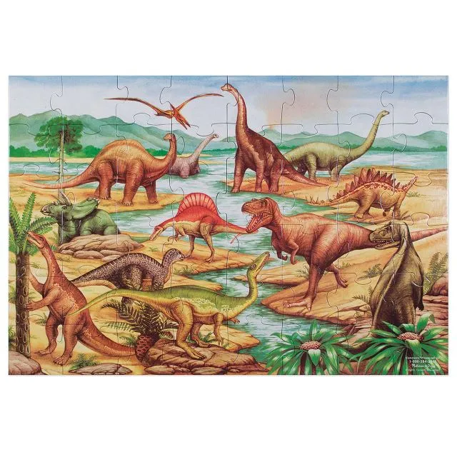 Melissa & Doug Dinosaurs Floor Puzzle 48-Piece