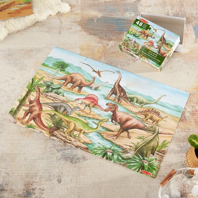 Melissa & Doug Dinosaurs Floor Puzzle 48-Piece