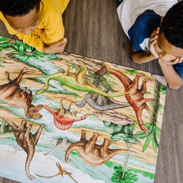Melissa & Doug Dinosaurs Floor Puzzle 48-Piece