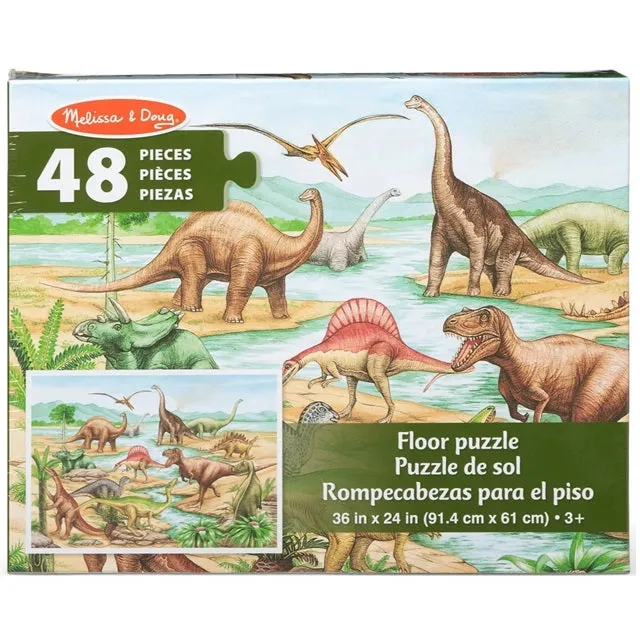 Melissa & Doug Dinosaurs Floor Puzzle 48-Piece
