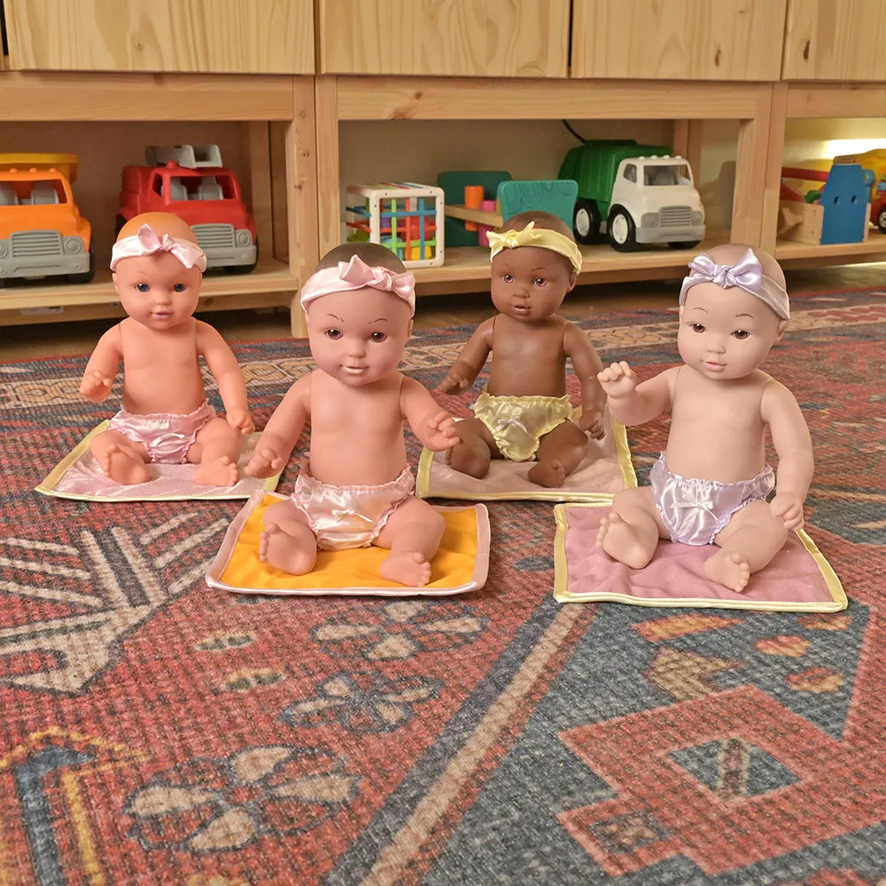 Multi-Ethnic Tender-Touch Baby Dolls | Set of 4 Realistic Dolls
