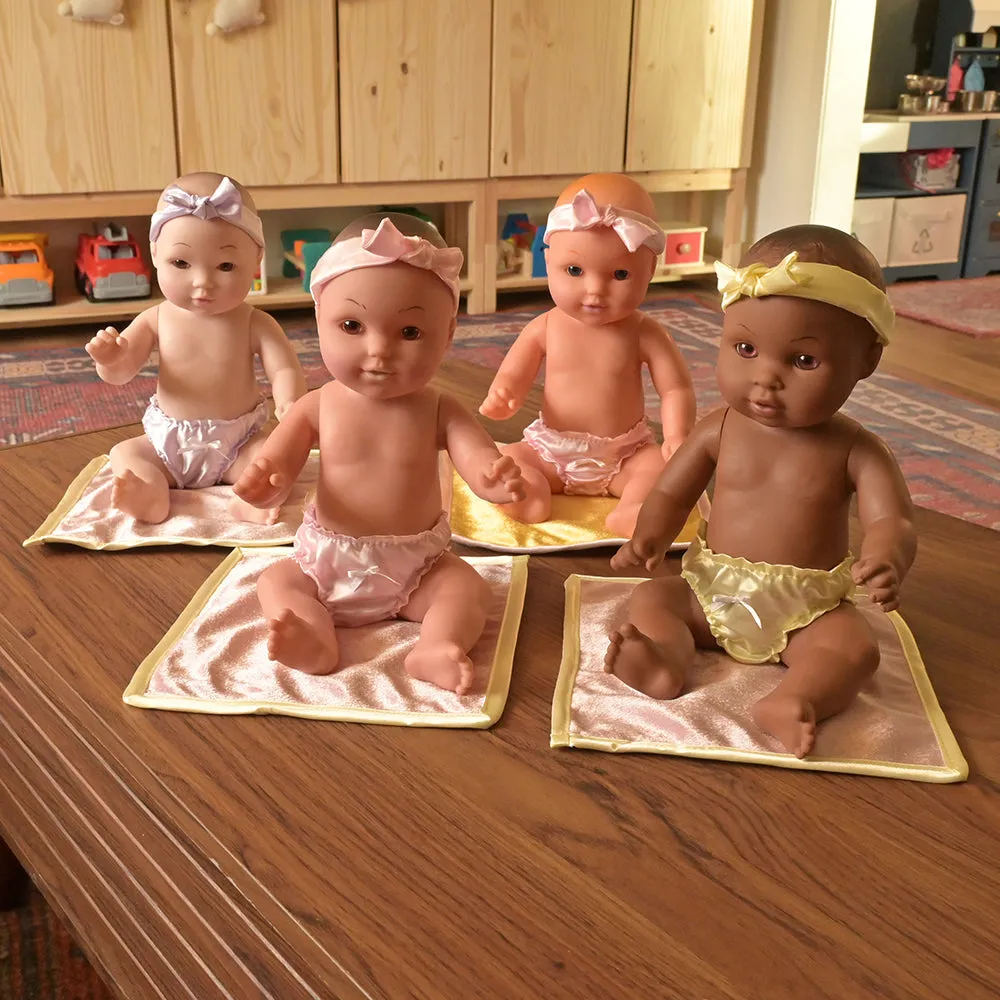 Multi-Ethnic Tender-Touch Baby Dolls | Set of 4 Realistic Dolls