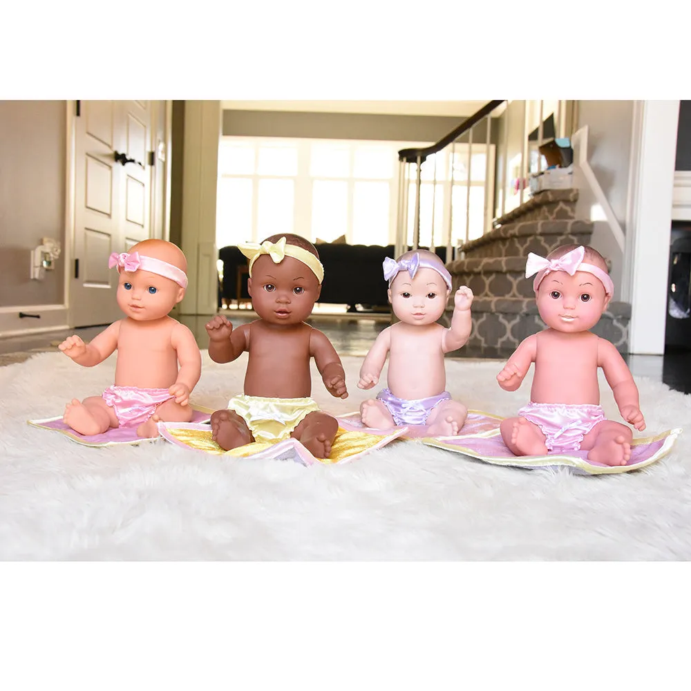 Multi-Ethnic Tender-Touch Baby Dolls | Set of 4 Realistic Dolls