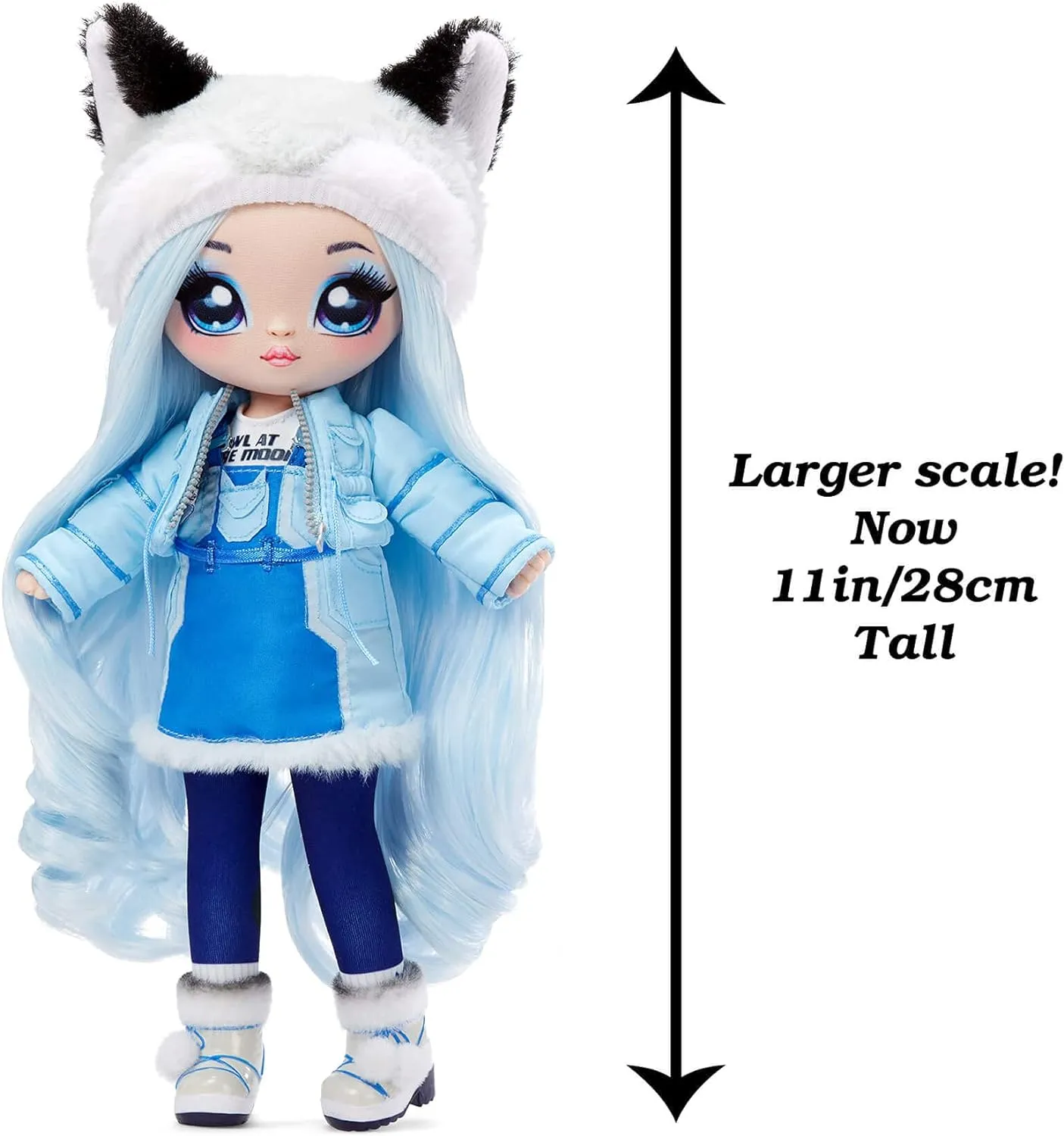 Na! Na! Na! Surprise Teens Fashion Doll - Collectable Wolf Inspired with Blue Hair