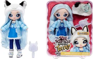 Na! Na! Na! Surprise Teens Fashion Doll - Collectable Wolf Inspired with Blue Hair