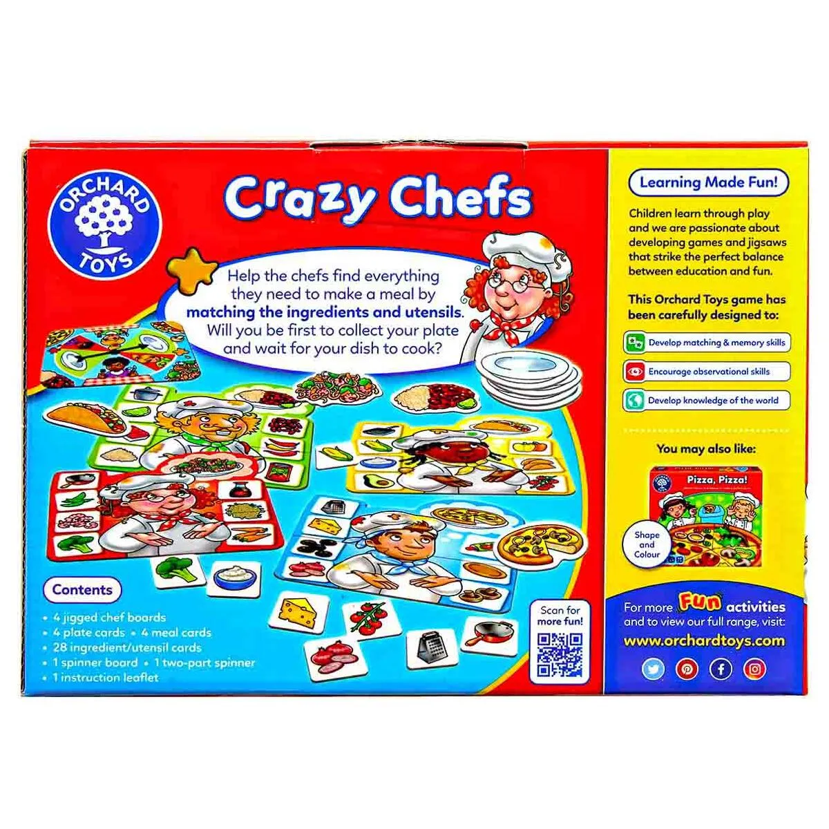 Orchard Toys Crazy Chefs Game