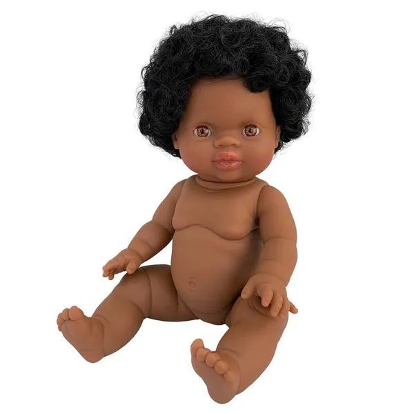 Paola Reina Gordis Short Black Hair Baby Girl - Faith
