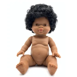 Paola Reina Gordis Short Black Hair Baby Girl - Faith