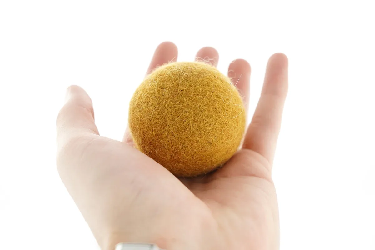Papoose Toys 5cm Felt Earth Balls - 49 Pack