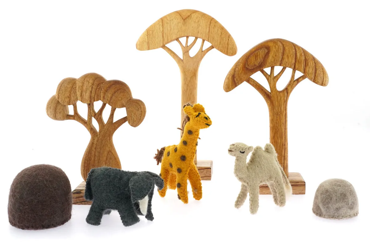 Papoose Toys Baby Giraffe