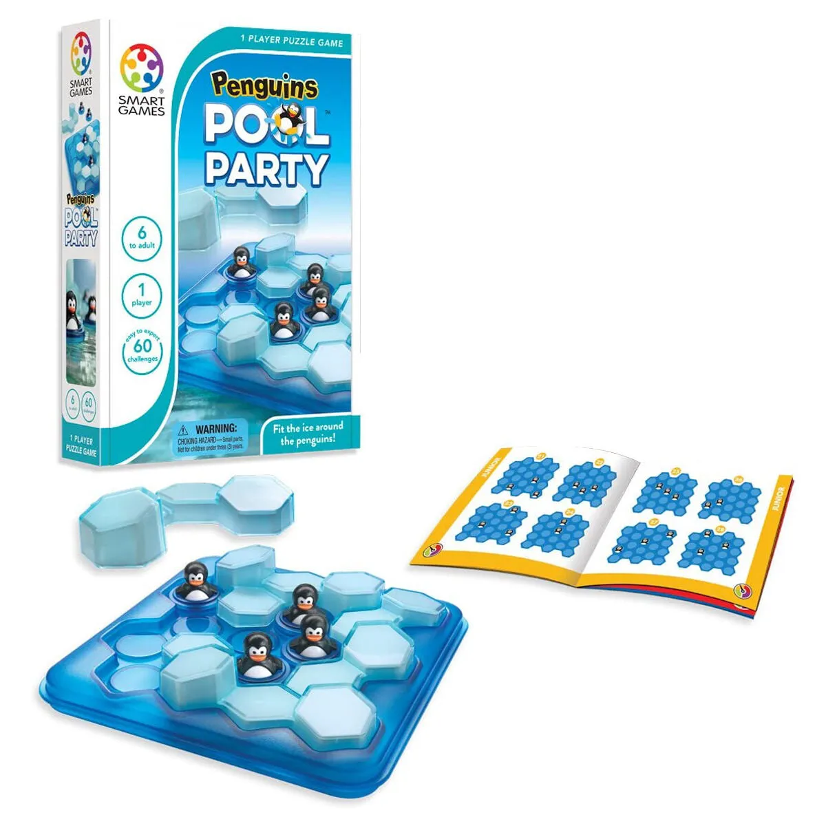 Penguins Pool Party Puzzle Game