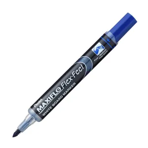 Pentel Maxiflo White Board Marker Flex-Feel Blue