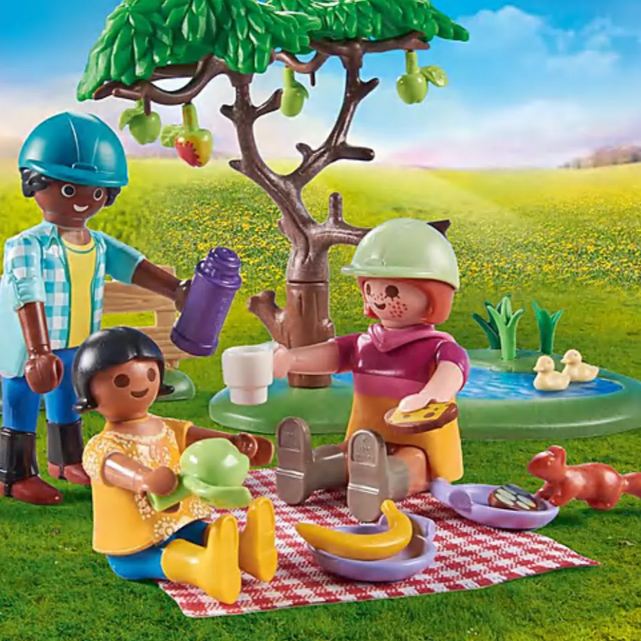 Picnic Adventure With Horses